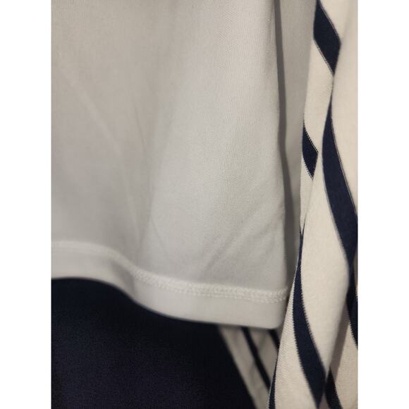 Soft Surroundings Vela Infinity Striped Maxi Dress Navy/White NWT Petite S - Picture 8 of 15